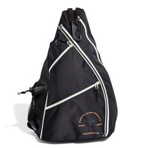 Franklin Sports Pickleball Sling Bag in black with white piping. Brand New!